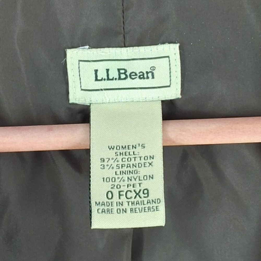L.L. Bean Chocolate Brown Corduroy Equestrian Blazer‎ Jacket 20 Petite XL - Picture 2 of 7